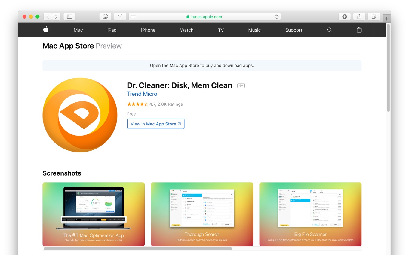 Dr clean mac app windows 10