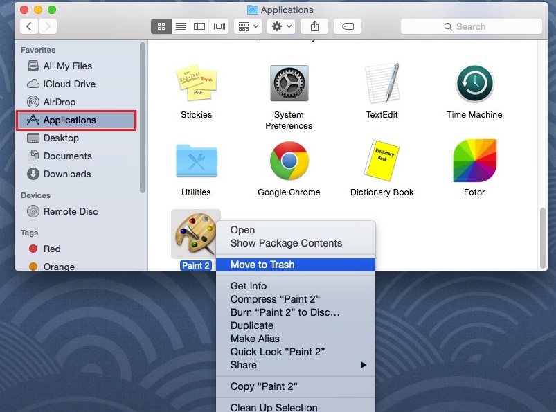 How to delete messages app on macbook air